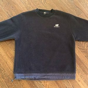 New Balance black fleece pullover